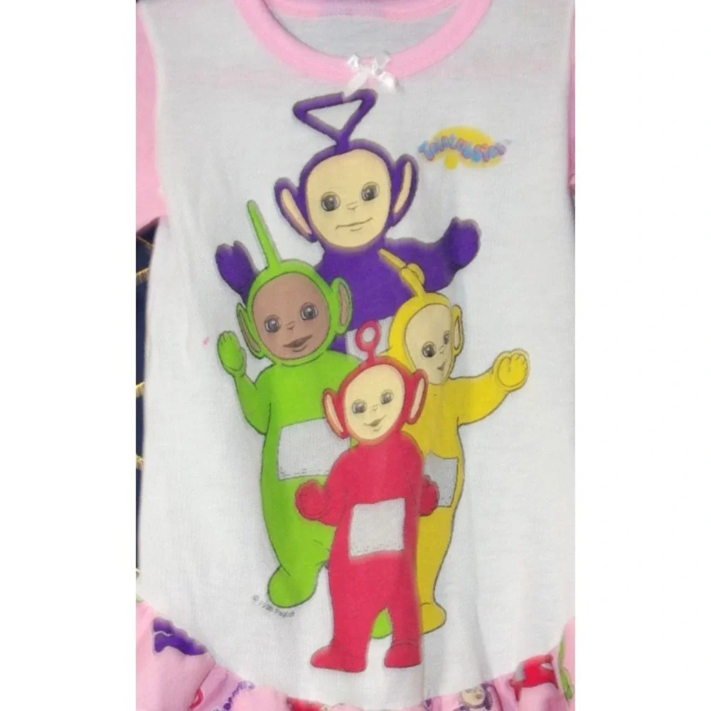 Vintage 90s Y2K Teletubbies Ragdoll Nightgown 2T RARE HTF Tinky‎ Winky USA